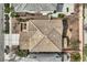 Overhead view of the home showcasing the roof, driveway, and neighboring houses at 10808 Wallflower Ave, Las Vegas, NV 89135