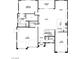 First floor plan shows open layout with primary bedroom, kitchen, dining, Gathering room, and 3-car garage at 18 Placa De Rei Ct, Henderson, NV 89011
