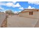 Spacious backyard featuring a stone wall at 2130 E Maule Ave, Las Vegas, NV 89119