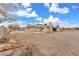 Huge backyard space; potential for landscaping or recreation at 2130 E Maule Ave, Las Vegas, NV 89119