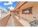 Inviting front porch with painted posts and trim accents at 2130 E Maule Ave, Las Vegas, NV 89119