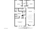 Second floor plan featuring primary bedroom, bathroom, closets and laundry room at 5742 Shadow Bend Dr, Las Vegas, NV 89135