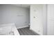 Bathroom featuring a walk-in shower, soaking tub, and vanity at 1967 N Moapa Valley Blvd, Logandale, NV 89021