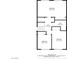 Detailed floor plan of the upper level with bedrooms and bathroom dimensions for layout and design considerations at 1967 N Moapa Valley Blvd, Logandale, NV 89021