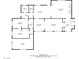 Detailed floor plan showcasing the layout of rooms and dimensions of the home's main level at 1967 N Moapa Valley Blvd, Logandale, NV 89021