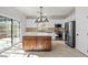 Beautiful kitchen featuring stainless steel appliances, island, and access to yard at 1988 Villa De Sol St, Las Vegas, NV 89156