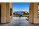 Beautiful mountain view from a breezeway in the Sun City Aliante Community at 2324 Willow Wren Dr, North Las Vegas, NV 89084