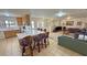 Open-concept living area seamlessly connecting the kitchen, dining, and living spaces at 3110 National Ave, Pahrump, NV 89048