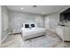 Stylish bedroom with elegant decor, comfortable bedding, and ample space for rest and relaxation at 3240 W Richmar Ave, Las Vegas, NV 89139
