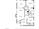 Detailed floor plan showing the layout of the home's rooms and dimensions at 5328 Walton Heath Ave, Las Vegas, NV 89142