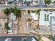 Aerial view of a residential area featuring a flat parcel and surrounding neighborhood at 5906 Bunch St, Las Vegas, NV 89122