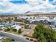 Aerial view of the property, showcasing the neighborhood, surrounding businesses, and street views at 5906 Bunch St, Las Vegas, NV 89122
