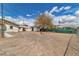 Expansive backyard featuring potential for landscaping, storage, and customization opportunities at 5906 Bunch St, Las Vegas, NV 89122