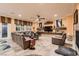 Elegant living room with stylish furniture, modern decor, and plenty of natural light at 6373 Bridal Cave Ave, Las Vegas, NV 89131
