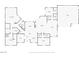 Floor plan showcases layout with bedrooms, bathrooms, living spaces, kitchen, garage, and primary suite at 7687 W Pebble Rd, Las Vegas, NV 89113