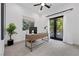 Bright home office with French doors and views of the backyard at 9 Greely Club Trl, Henderson, NV 89052