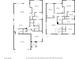 Detailed floor plan showing the layout of the first and second floors with dimensions at 9370 Burning Sage Ave, Las Vegas, NV 89149