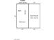 Floor plan of the casita, with labeled rooms and measurements at 1450 Rancho Cir, Las Vegas, NV 89107