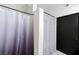 Bathroom stall with shower curtain at 5751 Hacienda Ave # 135, Las Vegas, NV 89122