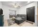 The living room has a sliding patio door, providing natural light at 5751 Hacienda Ave # 135, Las Vegas, NV 89122
