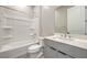 Bathroom with tub and shower and vanity at 5913 Flowering Hill Ct, Las Vegas, NV 89131