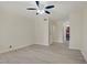 Bright bedroom with laminate floors and ceiling fan, offering a comfortable and airy feel at 725 N Royal Crest Cir # 214, Las Vegas, NV 89169
