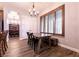 This eat-in kitchen has access to the formal dining room and is full of natural light at 7416 Redhead Dr, North Las Vegas, NV 89084