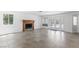 Cozy living room featuring a fireplace and access to the pool area at 10021 Skipper Ct, Las Vegas, NV 89117