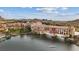Waterfront community featuring charming architecture and a bridge connecting to the mainland at 16 Heron Harbour Dr, Henderson, NV 89011