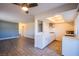Open kitchen features stainless appliances, ample counter space, and tile floors at 3168 S Eastern Ave # 45, Las Vegas, NV 89169