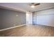 Spacious main bedroom with closet, and wood-style floors at 3168 S Eastern Ave # 45, Las Vegas, NV 89169
