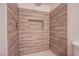 Modern shower with tiled walls and rainfall showerhead at 3168 S Eastern Ave # 45, Las Vegas, NV 89169