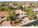 This beautiful home features mature landscaping, a paved driveway, and a location in a quiet neighborhood at 4156 Balmoral Castle Ct, Las Vegas, NV 89141
