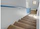 Carpeted stairway ascending to the upper level, providing a safe and comfortable transition between floors at 320 Point Loma Ave, North Las Vegas, NV 89031