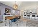 Open-concept dining area connecting seamlessly to the modern kitchen at 605 Cadence Vista Dr, Henderson, NV 89011