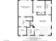 Layout of the second floor, featuring the primary bedroom, bath, Gathering room, laundry, and closet at 10290 Lodge Pine Ave, Las Vegas, NV 89166