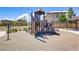 A colorful and fun community playground with climbing structures and slides for hours of kid entertainment at 10290 Lodge Pine Ave, Las Vegas, NV 89166