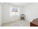 Bright, airy bedroom with carpet and curtains, with natural lighting at 1101 Willow Tree Dr # D, Las Vegas, NV 89128