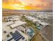 Luxury homes with pools and solar panels near a picturesque lake landscape at 12 Falling Canyon Ct, Henderson, NV 89011