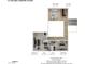 Floor 2 plan featuring a Gathering room, wet bar, and two bedrooms in a modern home at 12 Falling Canyon Ct, Henderson, NV 89011