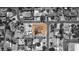 Overhead view of property highlights location on residential street with low-maintenance yard at 1400 Cottonwood Pl, Las Vegas, NV 89104