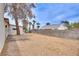 Backyard featuring desert landscaping, concrete block wall, and privacy at 1400 Cottonwood Pl, Las Vegas, NV 89104