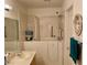 Bright bathroom with accessible walk-in bathtub and shower at 2260 Rugged Mesa Dr, Laughlin, NV 89029