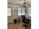 Well-lit office area with window, desk and chair at 2260 Rugged Mesa Dr, Laughlin, NV 89029
