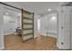 Bathroom access from the bedroom featuring sliding door and modern fixtures at 2749 Horseshoe Dr, Las Vegas, NV 89120