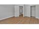Bedroom featuring a closet, a doorway, and neutral decor, creating a comfortable and adaptable space at 2749 Horseshoe Dr, Las Vegas, NV 89120