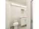 Bright bathroom featuring a modern vanity, clean fixtures, and a glass enclosed shower at 3314 Astoria Dr, Las Vegas, NV 89121