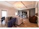 Comfortable living area with stylish furnishings, including a modern TV setup and accent chairs at 363 Terrill Ave, Las Vegas, NV 89183