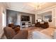 Well-appointed living room featuring a TV, comfortable seating, and elegant decor at 363 Terrill Ave, Las Vegas, NV 89183