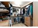Well-organized walk-in closet with shelving and storage at 4066 Painted Lady Ave, Las Vegas, NV 89141